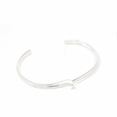 Alpaca Silver Wave Cuff Bracelet