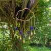 Handmade Recycled Iron Rain Cloud Garden Chime