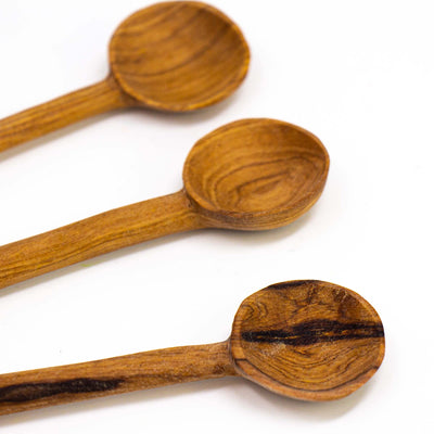 Simple Batik Olive Wood Spoon Set of 3