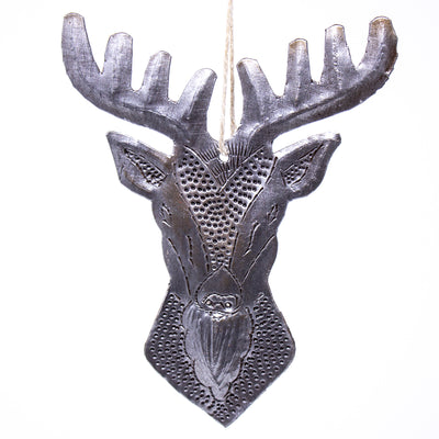 Buck Haitian Metal Drum Ornament