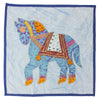 Upcycled Wall Tapestry with Horse Applique - Colors will Vary