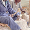 Soapstone Kenya Nativity Sculpture of Holy Family under Christmas Tree