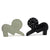 Yin Yang Soapstone Lions