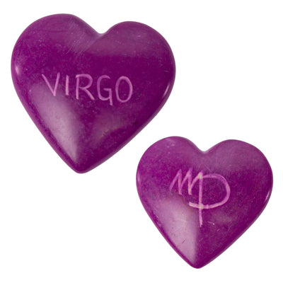 Single Soapstone Zodiac Hearts