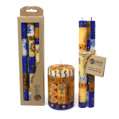Nobunto Tall Candles - Three in Box, Fair Trade (Durra Design)