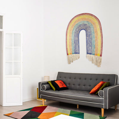 Rainbow Palm Wall Sculpture 47 inches