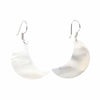 Crescent Moon Mother-of-Pearl Earrings