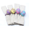 Easter Egg Napkin Rings, Set of Four Colors