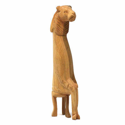 Mahogany Party Animal Sculpture Carving