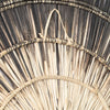 Large Palm Sun Circle, Black 47 inch