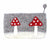 Handmade Felt Mushroom Clutch