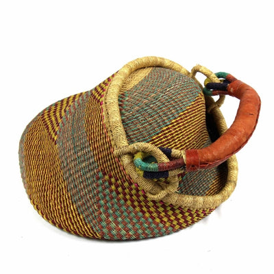 Bolga Pot Market Basket - Mixed Colors
