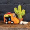 Handmade Taco Truck Felt Ornaments, Set of 2