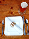 Desert Sands Felt Three Strand Napkin Rings, Set of 4