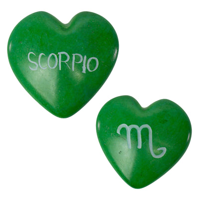 Single Soapstone Zodiac Hearts