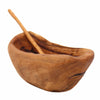 Reclaimed Olive Wood Salt Pot with No Handle