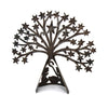 Haitian Metal Drum Tabletop Nativity with Blue Stars