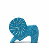 Soapstone Lion - Turquoise