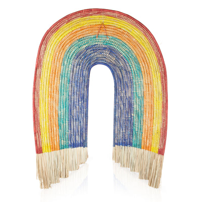 Rainbow Palm Wall Sculpture 47 inches