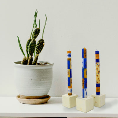 Nobunto Tall Candles - Three in Box, Fair Trade (Durra Design)