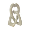 Soapstone Heart Design Eternal Love Knot Sculpture