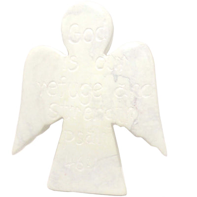 Angel Devotional Tokens with Psalm Inscriptions, Set of 2