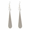 Mulberry Clam Shell Long Teardrop Earrings