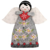 Handcrafted Felt Angel Tree Topper/Tabletop Décor, Grey