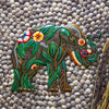 Hibiscus Elephant Haitian Metal Wall Art
