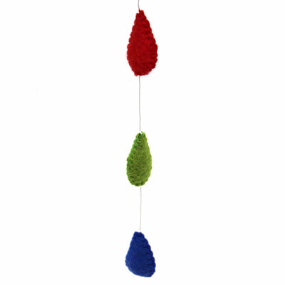 Colorful Raindrops Mobile Room Decor