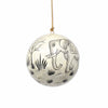 Handpainted Elephant & Bird Ornaments, Set of 2