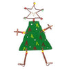 Set of 10 Dancing Girl Christmas Tree Pins