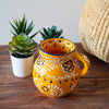 Encantada Handmade Pottery, Set of 2 Mugs, Mango - 12 oz.