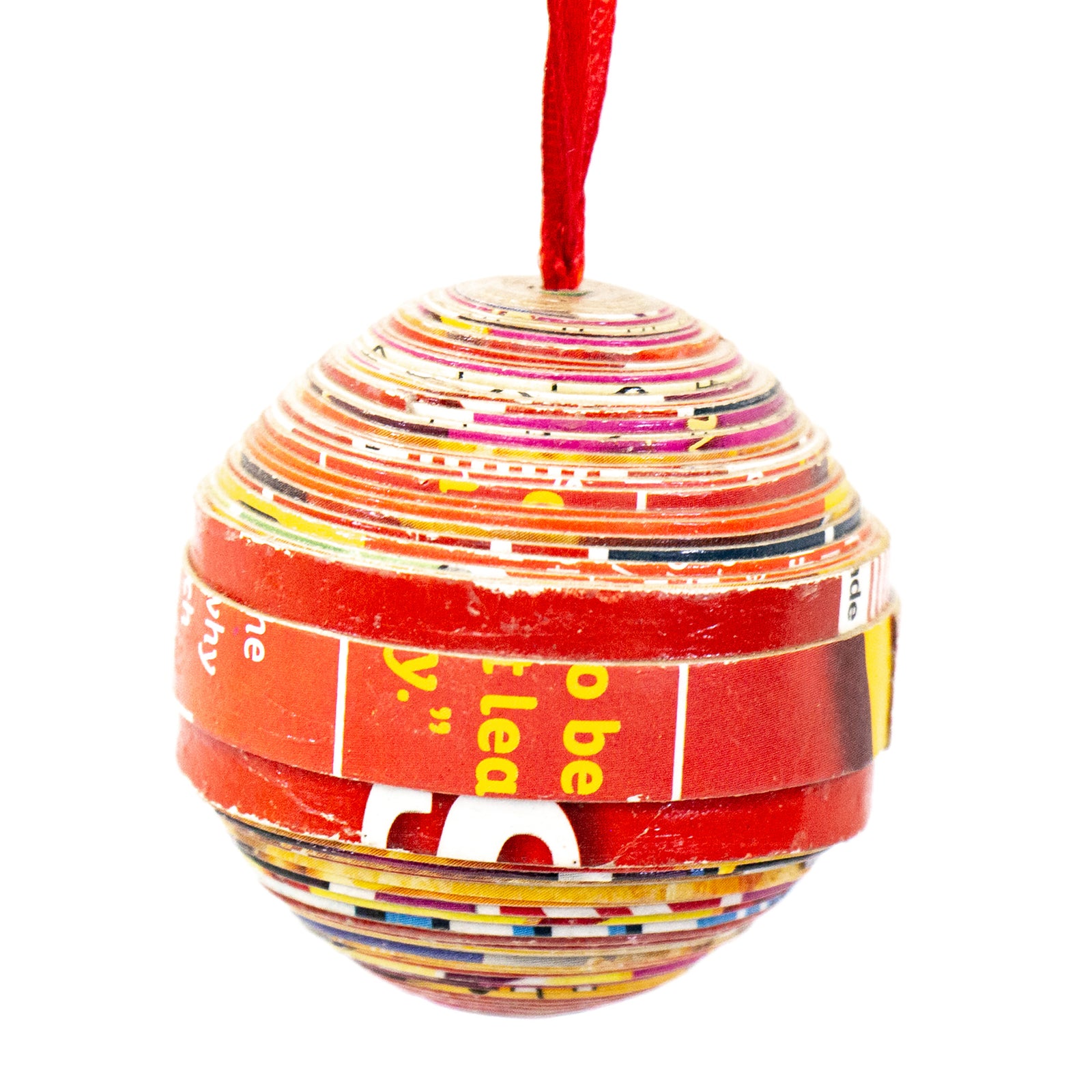 Paper Mache Ball Ornament from Haiti