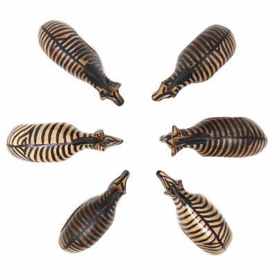 Mahogany Zebra Napkin Rings