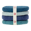 Handmade Felt Macaroon Coasters, Set of 4: Tidepool