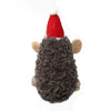 Hedgehog Felt Christmas Ornaments, Set of 2