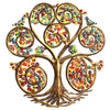 Autumn Spiral Tree of Life Haitian Steel Drum Wall Art, 24"