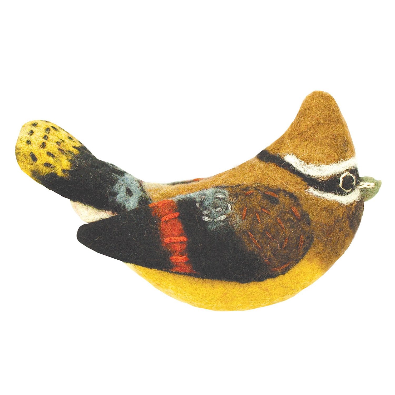 Garden Ornament, Cedar Waxwing