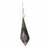 Abalone Diamond Shaped Dangle Earrings