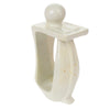 Soapstone Solitude Statue or Bookend