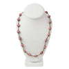 Handcrafted Clay Bead Short Necklace from Haitian Artisans, Pink
