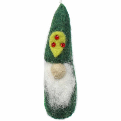 Christmas Ornament: Gnome, Green