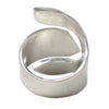 Alpaca Silver Wrap Red Jasper Ring - Size 8