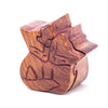 Handmade Fox Couple Sheesham Wood Carved Puzzle Box
