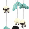 Blue Felt Counting Sheep Mobile
