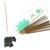 Handmade Elephant Soapstone Incense Holder with Sage Stick Incense