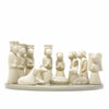 Nativity Soapstone Sculpture, 14-Piece Set (including Display Board)