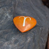 Handcarved Zodiac Kisii Soapstone Hearts, Set of 5: ARIES