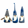Handmade Felt Winter Blues Gnome Trio Set
